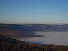 Böhmisches Becken im Nebel